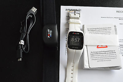 POLAR M400 GPS Sportuhr mit Brustgurt in OVP, neuwertig + 6 Monate Garantie
