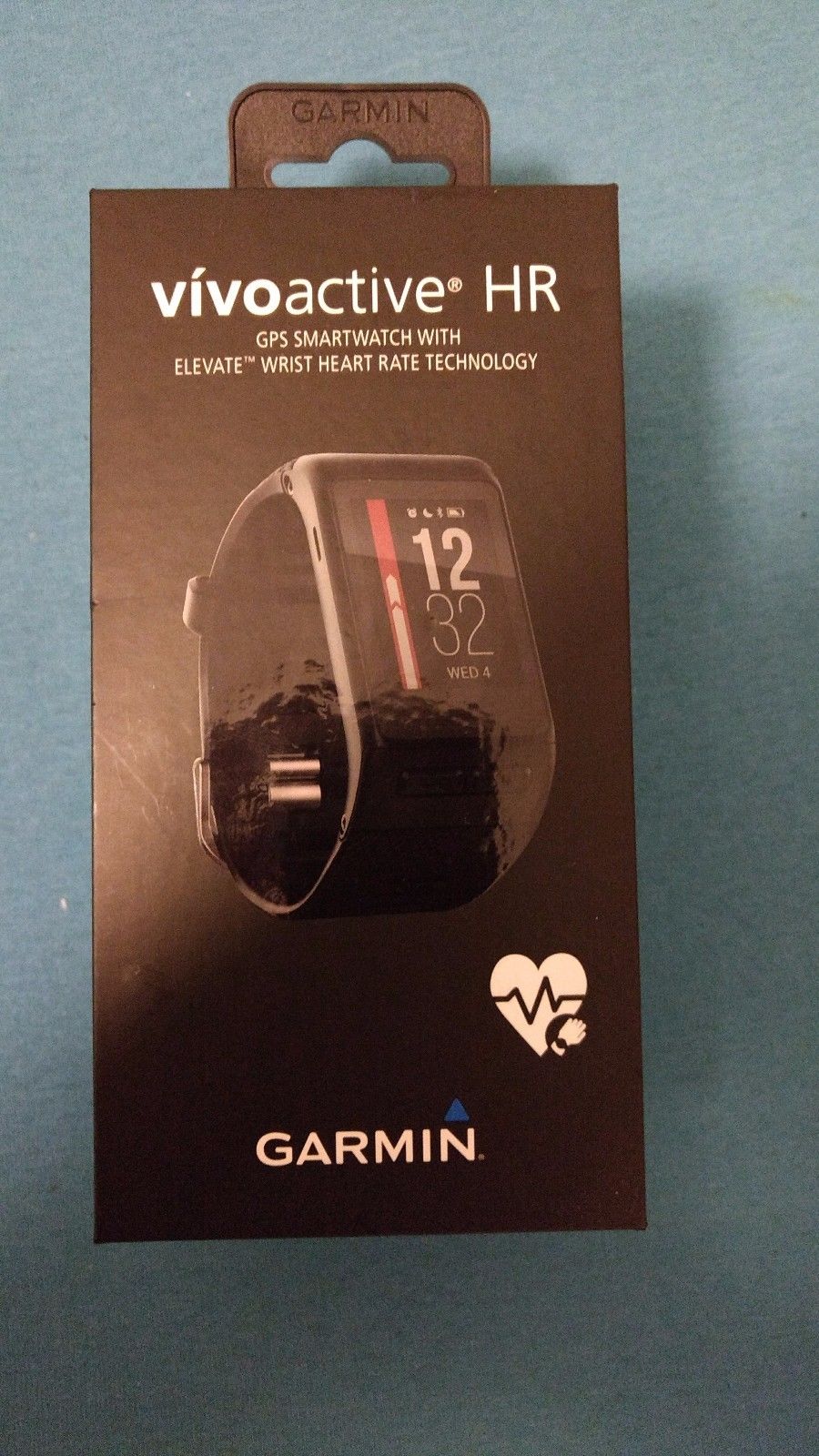 Garmin Vivoactive HR Fitness Tracker GPS Sport Uhr schwarz