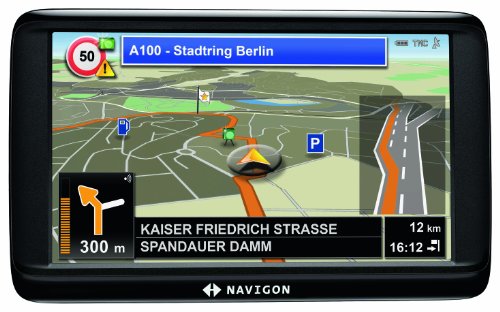 Navigon 70 Easy Navigationssystem (12,7 cm (5 Zoll) Display, Europa 20, TMC, Aktiver Fahrspurassistent, Navigon MyBest POI, Navigon MyRoutes)