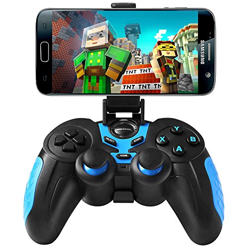 BEBONCOOL Bluetooth Game Controller Gamepad mit Halterung für Android handy / Tablet / TV Box / Gear VR / Emulator