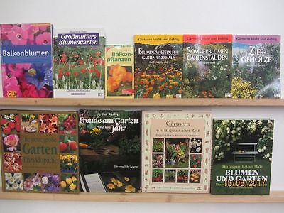 33 Bücher Garten gärtnern Gartengestaltung Gartenpflege Gartenkunst