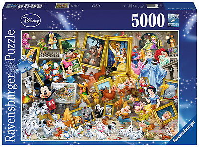 5000 Teile Ravensburger Puzzle Disney Mickey als Künstler 17432