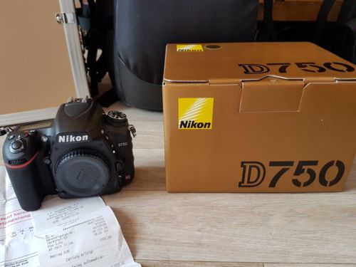 Nikon D D750 24.3 MP SLR-Digitalkamera - Schwarz (Nur Gehäuse)