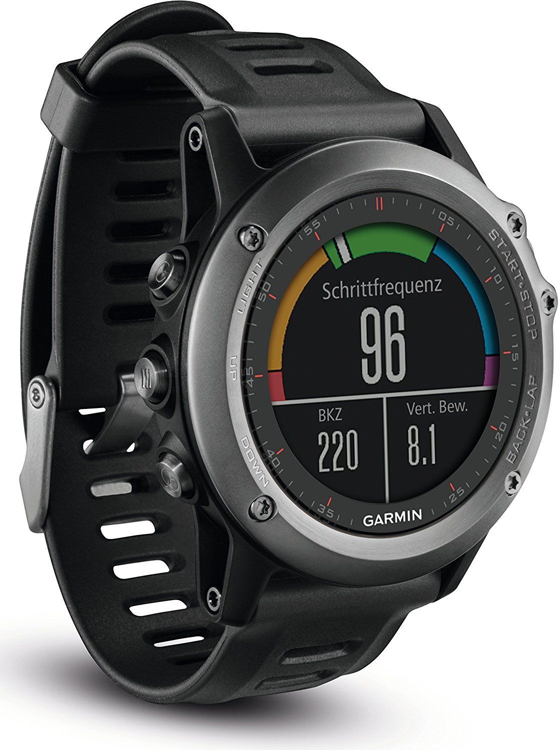 Garmin Fenix 3  GPS Watch Multisport-Uhr Grau/Schwarz