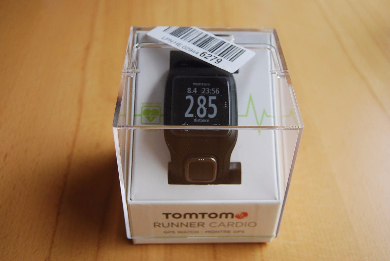TomTom Runner Cardio GPS-Sportuhr Watch Laufuhr schwarz NEU+OVP Pulsmessung 