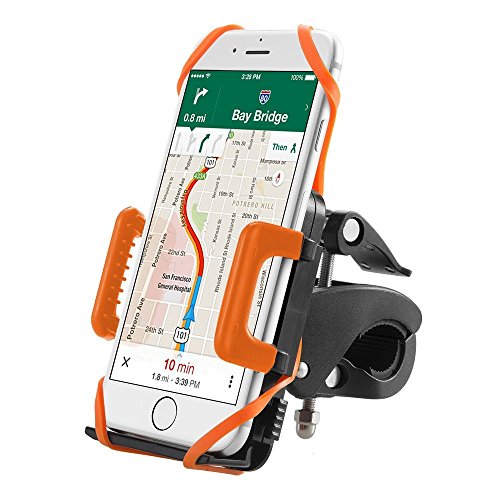 TaoTronics Handyhalterung Fahrrad Smartphone Handyhalter Fahrrad Verstellbar für iPhone 7/7Plus 6S/6S Plus 6/6Plus 5S/4S Galaxy S5/S4/S3