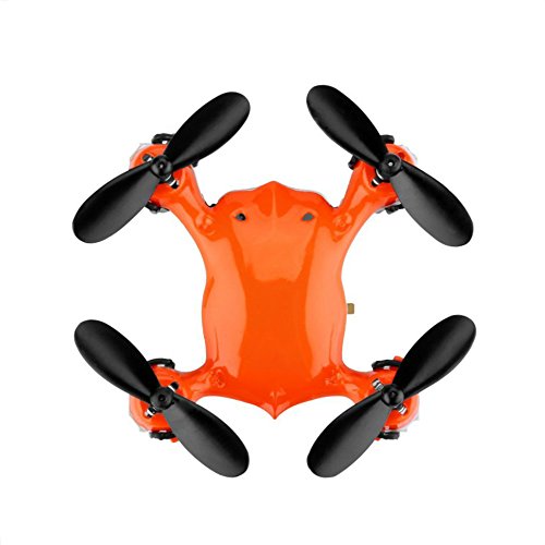 Virhuck Volar-360 RC Nano Pocket Drone Quadcopter, 2,4 GHz 4,5 CH 6 AXIS 360 Grad Flip Mini Drone Helicopter - Orange