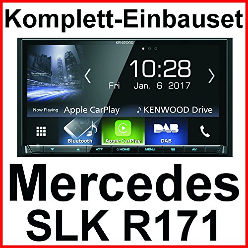Komplett-Set Mercedes SLK R171 Kenwood DMX-7017DABS Bluetooth Carplay Android Auto USB MP3 Digitalradio Autoradio