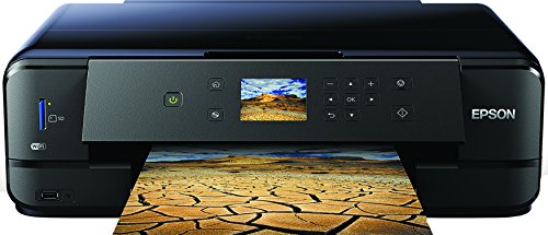 Epson Expression Premium XP-900 3-in-1 Tintenstrahl-Multifunktionsgerät (DIN A3 Drucker, Scanner, Kopierer, WiFi, Duplex, CD/DVD Druck, Einzelpatronen) schwarz