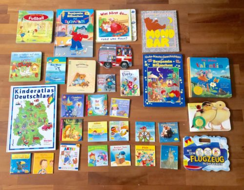 Bücherpaket, Kinderbücher, Bilderbücher, Kinder-Atlas, Pixel, 30 Stück