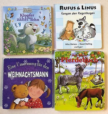 Paket 1 - 4 Kinderbücher - Rufus & Linus, Klopfer, Pferdebuch, Eine Umarmung ...