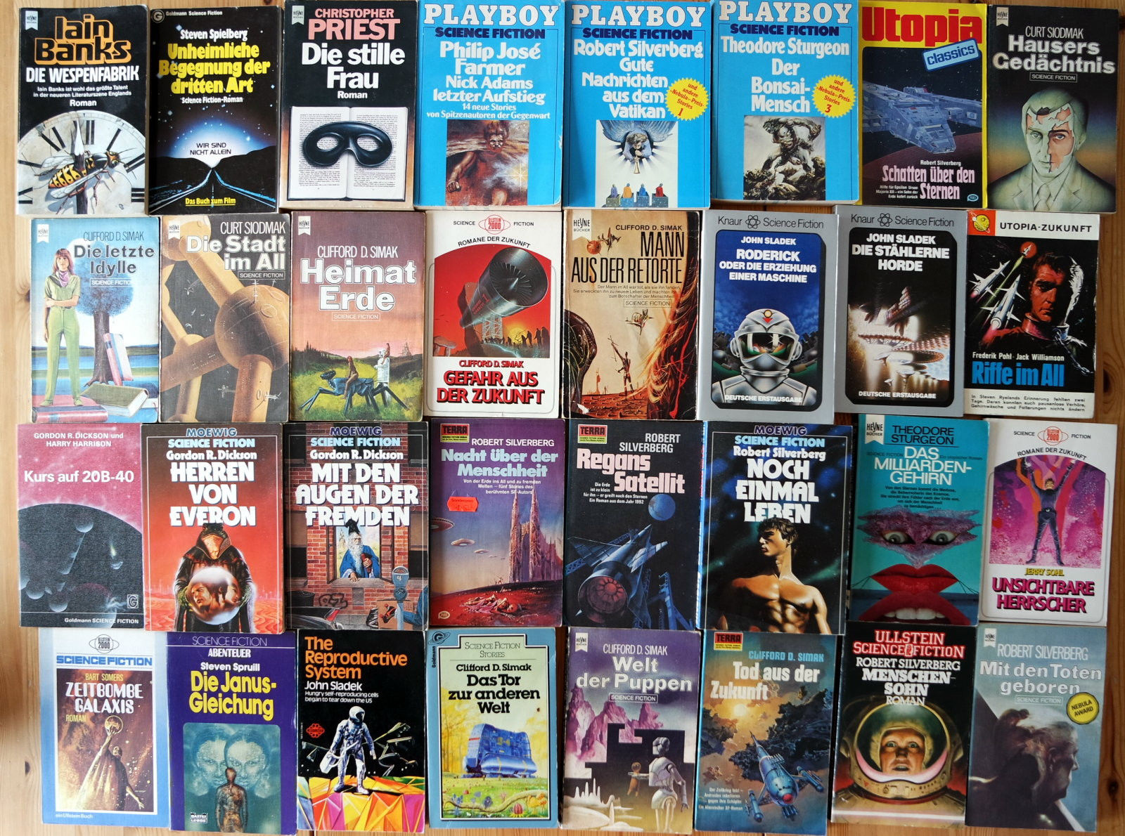 32x Science Fiction Romane Sammlung - Buchpaket 7
