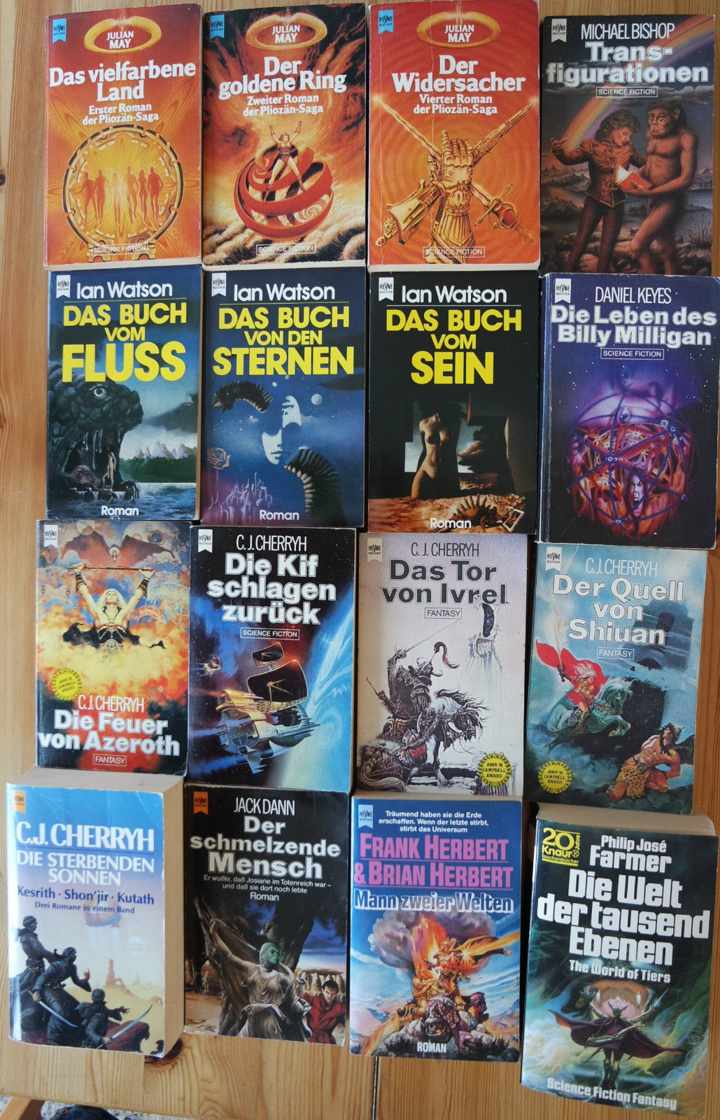 16x Science Fiction Sammlung Buchpaket 11 dicke Bücher Julian May etc