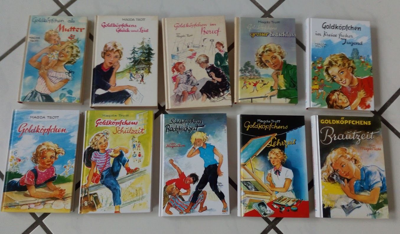 Goldköpfchen Bücher die Bände 1-10 von Magda Trott