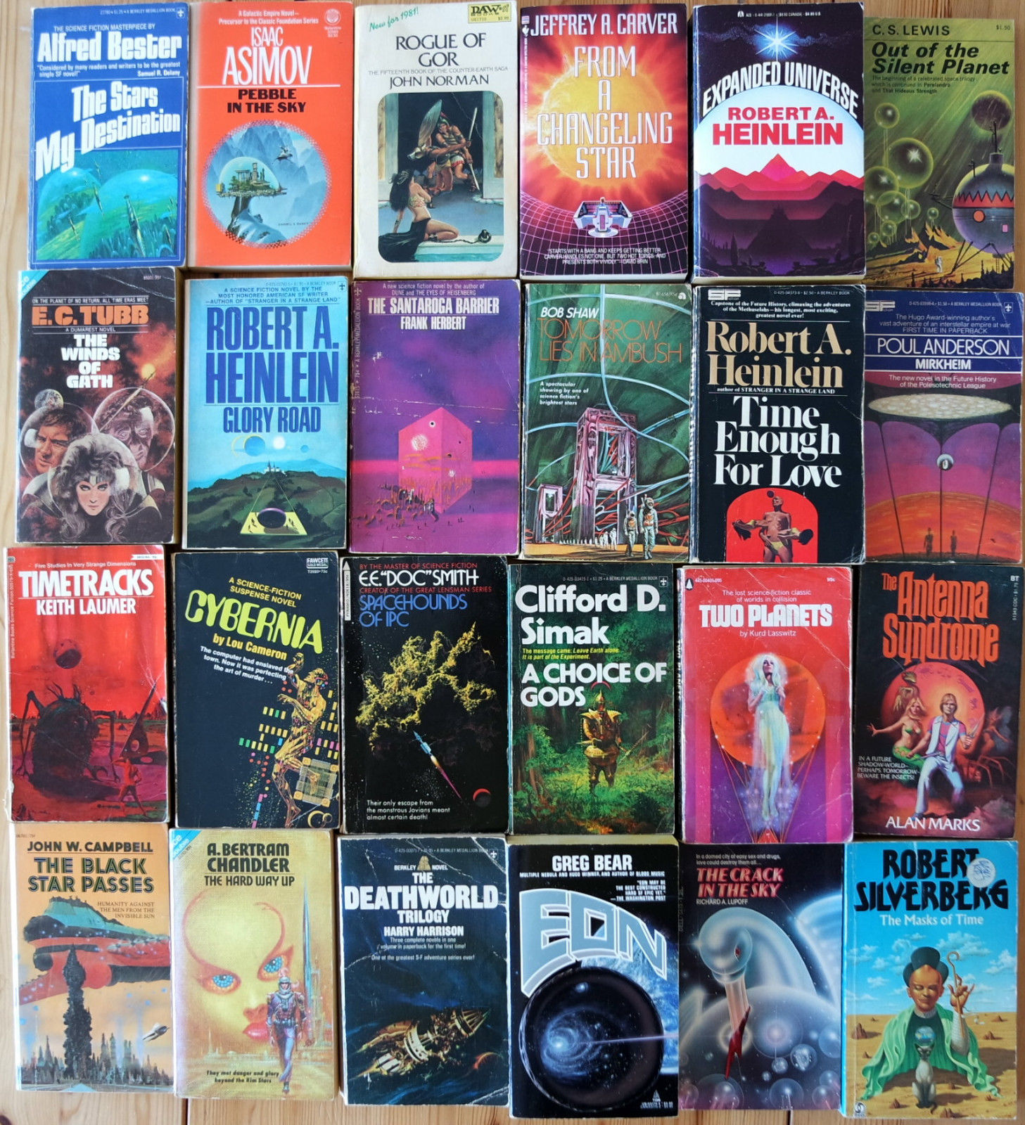 24x Science Fiction Englische!! Bücher Buchpaket 14 English Books