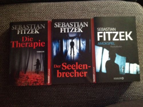 Sebastian Fitzek Buchpaket Amokspiel Seelenbrecher Therapie Taschenbuch