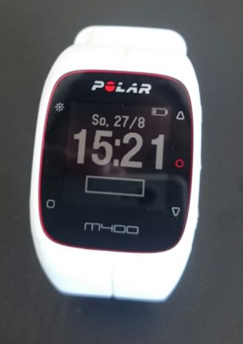 POLAR M400 - Weiß - GPS Laufuhr - Aktivitätentracker - Sportuhr