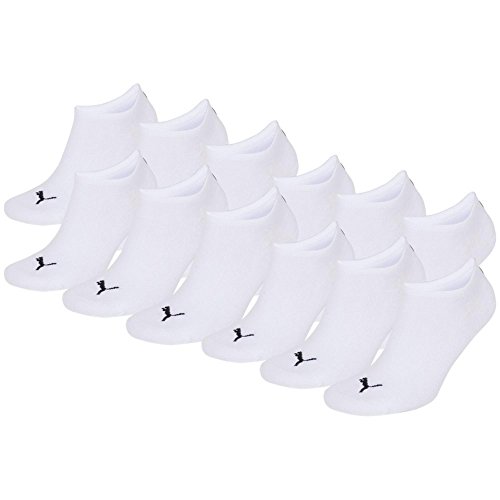 PUMA Unisex Sneakers Socken Sportsocken 2 x 3er Pack, mt (35/38, White)