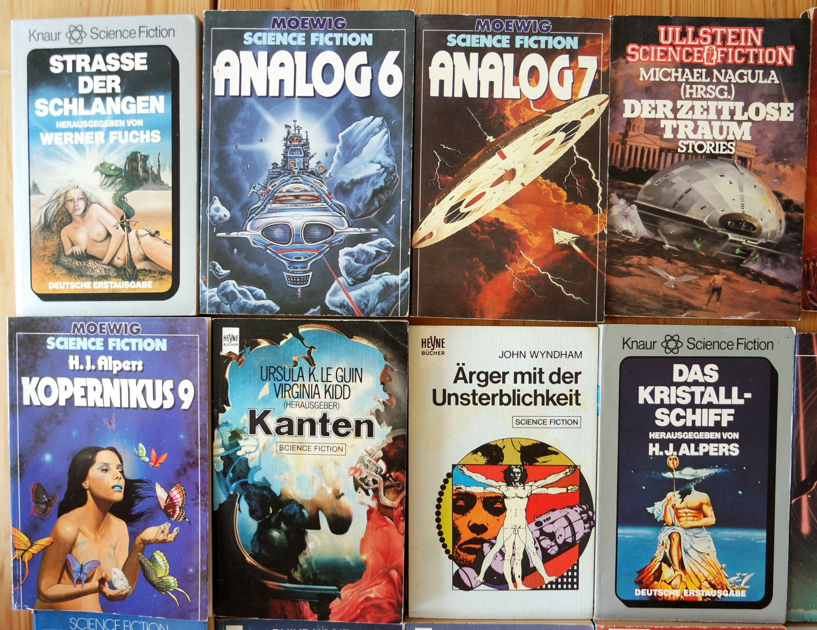 32x Science Fiction Sammlung Buchpaket 18 Alpers,Analog, Heyne,Knaur