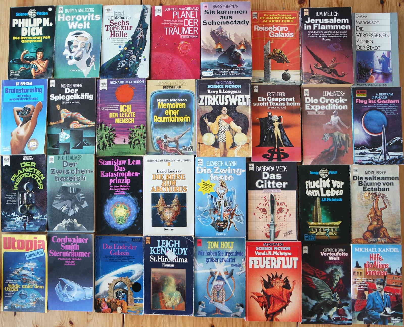 32x Science Fiction Romane Sammlung Buchpaket 9