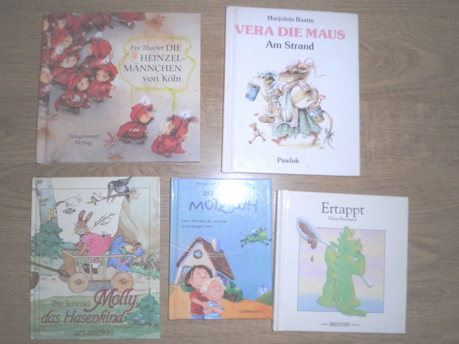 5  x  Gebundene Kleinere Kinderbilderbücher - SIEHE BILD - Sehr guter bis guter 