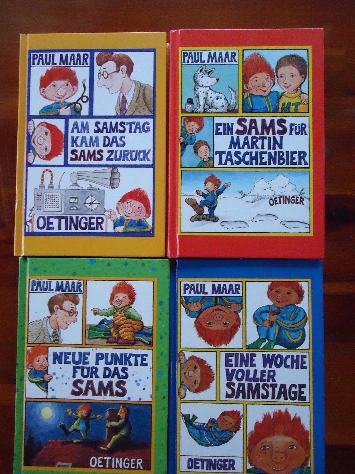 Kinderbücher,Sams alle Auflagen