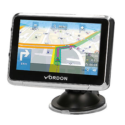 Navigationsgerät GPS 11cm 4,5 Zoll Display Navigation 8GB Navi EU Karten Vordon