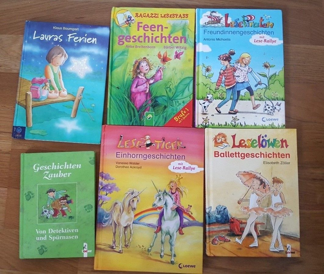 Kinderbücher Paket 6 Bücher gebraucht 