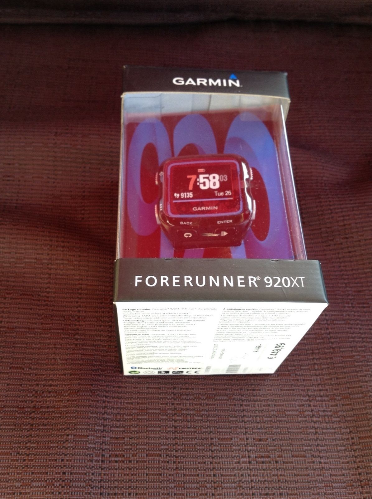 Garmin Forerunner 920xt neuwertig in OVP mit  2x  Pulssensor HRV und HRM-Run