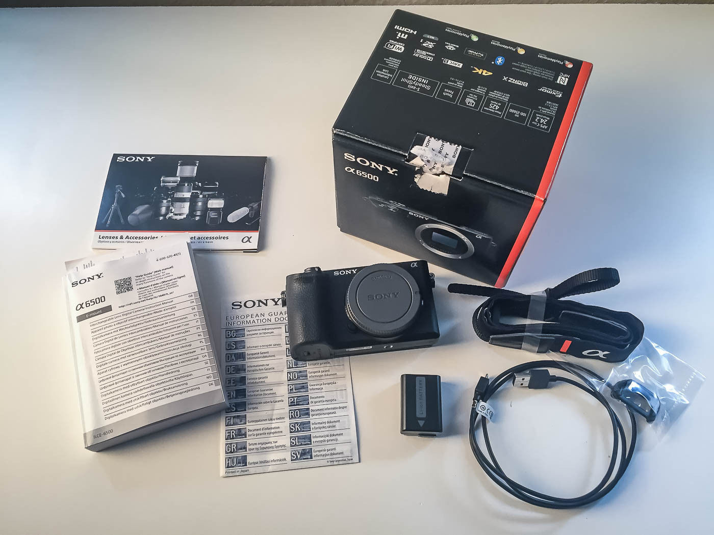 Sony Alpha ILCE-6500 24.2MP Digitalkamera - Schwarz