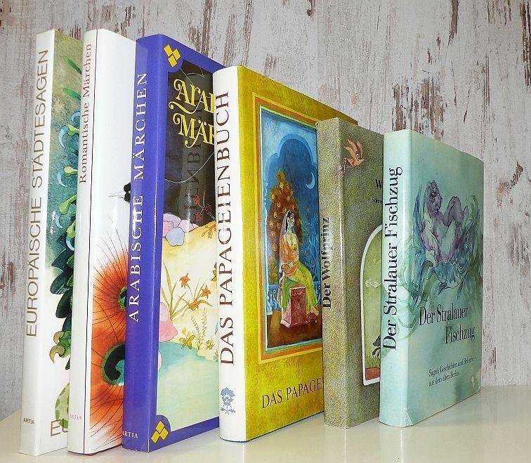 6 Bücher Bücherpaket für Kinder, Märchenbuch ua Artia in Top-Zustand von Sammler