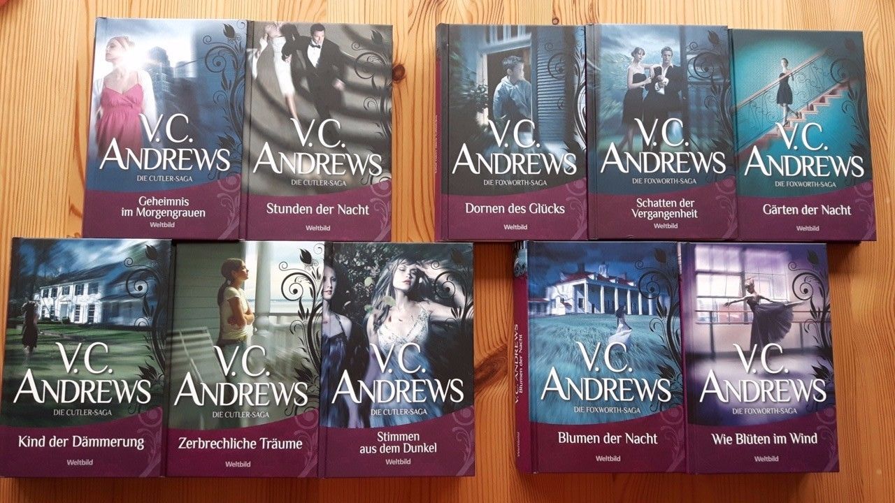 10 spannende Familiengeschichten, Cutler-Saga und Foxworth-Saga, V.C. Andrews 