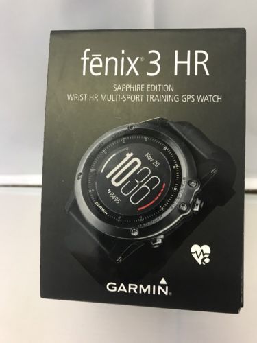 Garmin Fenix 3 HR Multisportuhr GPS Fitnesuhr SapphireEdition Smartwatch NEU OVP