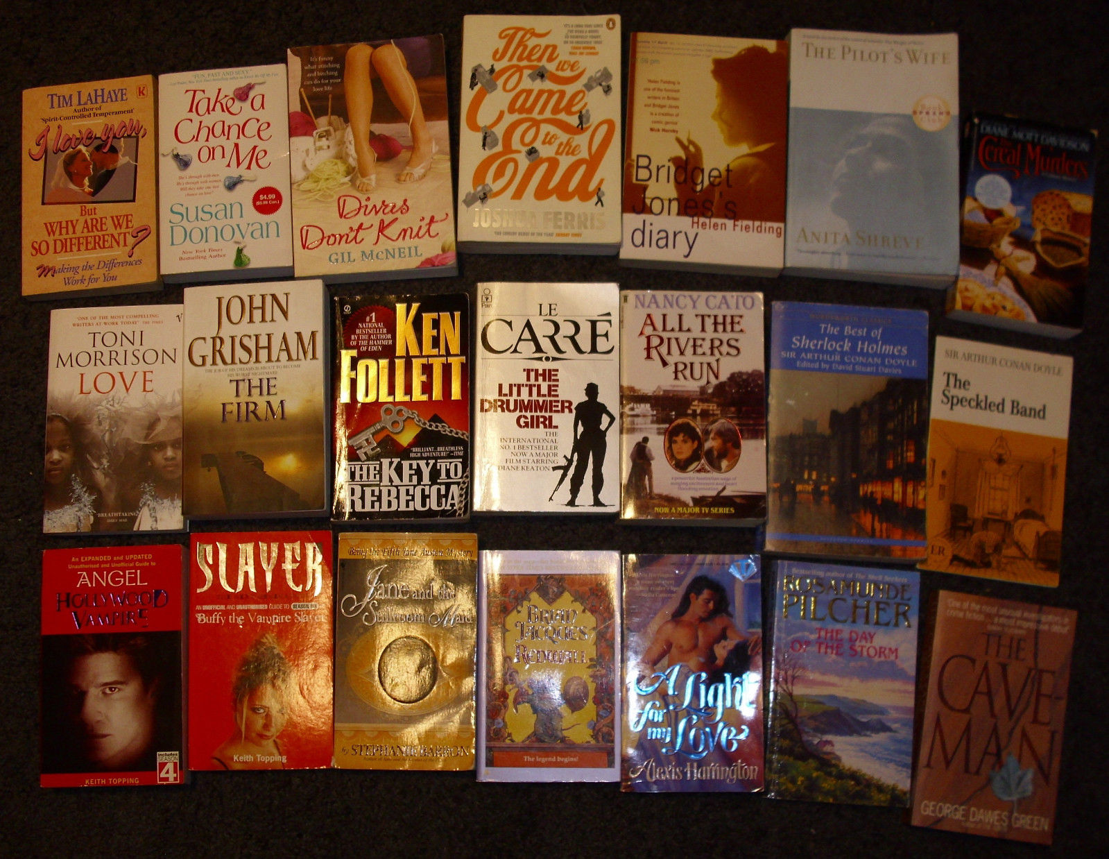 Bücher, Romane, Krimis, Unterhaltung, 21 Bücher in englischer Sprache