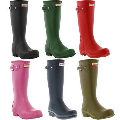 Hunter Original Kids Wellington Boots Rubber Rain Wellies Size UK 13-5