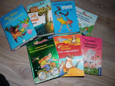 Kinderbücher Paket 7 Bücher; Urmel; Pippi; Sternenfohlen.....