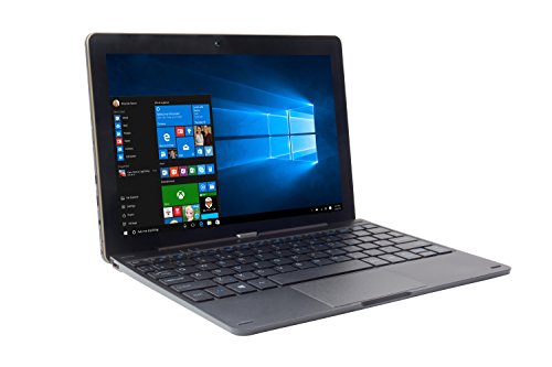 iOTA ONE Laptop / Tablet, 25,6 cm (10,1 Zoll), 2-in-1-Modell - (Schwarz) (Quad-Core-Prozessor Intel Atom, 1,33 GHz, 2 GB RAM, 32 GB eMMC-Speicher, Windows 10,  QWERTY-Tastatur)