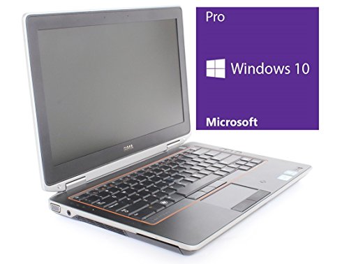 Dell Latitude E6320 Notebook | 13.3 Zoll Display | Intel Core i5-2540M @ 2,6 GHz | 8GB DDR3 RAM | 240GB SSD |DVD-Brenner | Windows 10 Pro vorinstalliert (Zertifiziert und Generalüberholt)