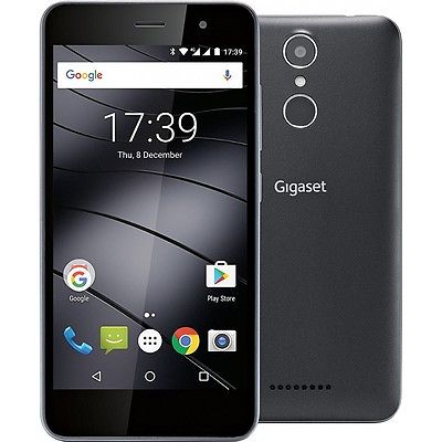 GIGASET GS160 BLACK 16GB LTE/4G DUAL-SIM SMARTPHONE HANDY OHNE VERTRAG WLAN