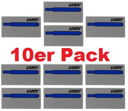 Lamy T10 Tintenpatronen 10 x 5 Maxi Sparpack Lamy T10 Tintenpatronen blau (2)