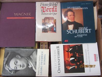 46 Bücher Bildbände klassische Musik Oper  Komponisten Wagner Verdi Schubert u.a