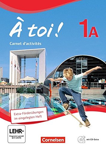 À toi ! - Fünfbändige Ausgabe / Band 1A - Carnet d'activités mit Audio-Materialien und eingelegtem Förderheft