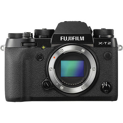 Neu Fuji Fujifilm X-T2 XT2 Mirrorless Digital Camera Body Only - Black Schwarz
