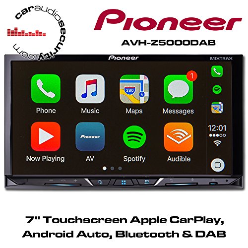 Pioneer AVH-Z5000DAB 17,8 cm (7 Zoll) Touchscreen, DAB+ Digitales Autoradio, Media-Receiver mit USB, Bluetooth, CD/DVD, MP3 schwarz