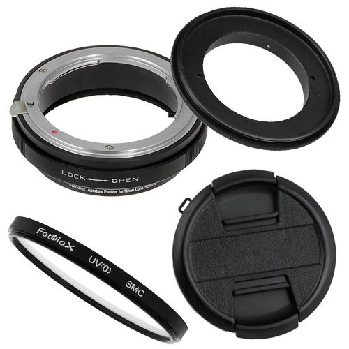 Fotodiox Nikon Makro Umkehrring Satz RB2A 77 mm mit G/DX Typ Objektiv Blendensteuerung 52 mm Objektivkappe/52 mm UV-Schutz