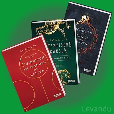 HOGWARTS-SCHULBÜCHER | J.K. ROWLING | Harry Potter - 3 Bände als Neuauflagen