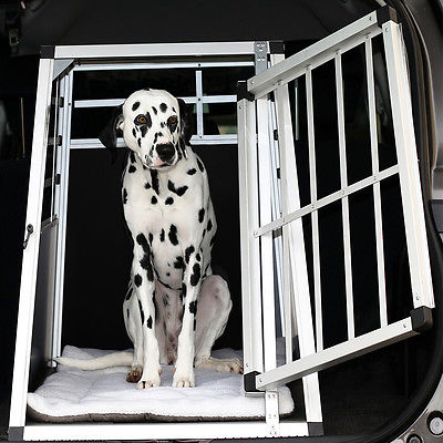 Hundebox Transportbox  Hundetransportbox Alubox Autobox Box Gitterbox ALU Hund