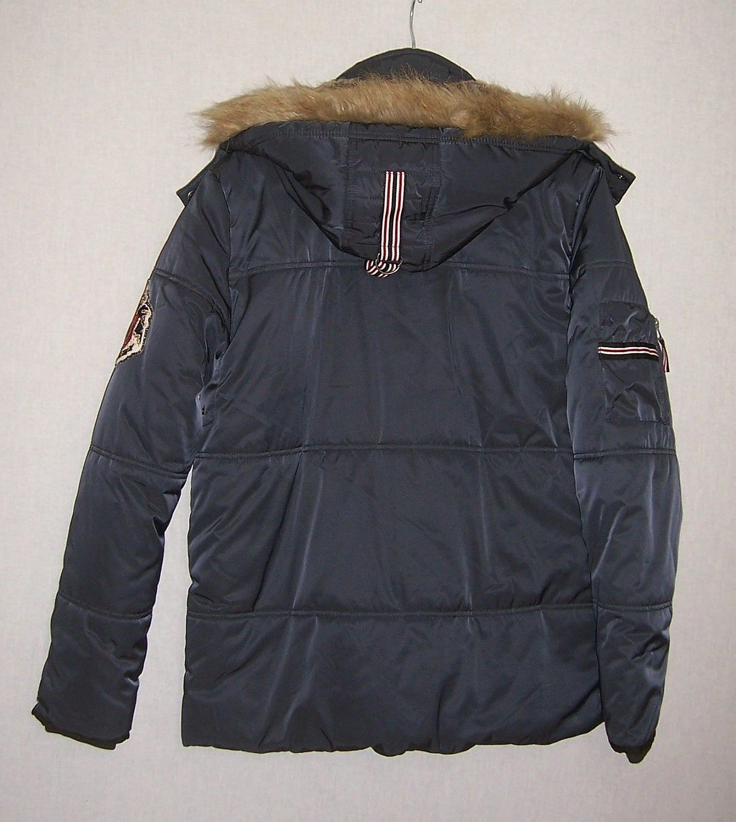 Warme Jacke / Winterjacke mit Kapuze von VINGINO in Größe 176 (16 J.) / grau