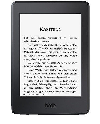 KINDLE PAPERWHITE mit Spezialangeboten E-Book Reader Schwarz