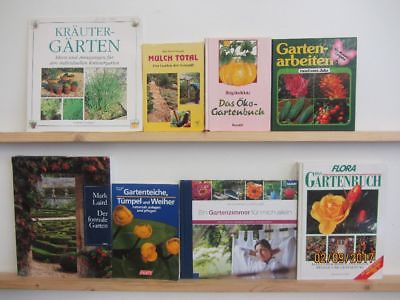 33 Bücher Garten gärtnern Gartengestaltung Gartenpflege Gartenkunst